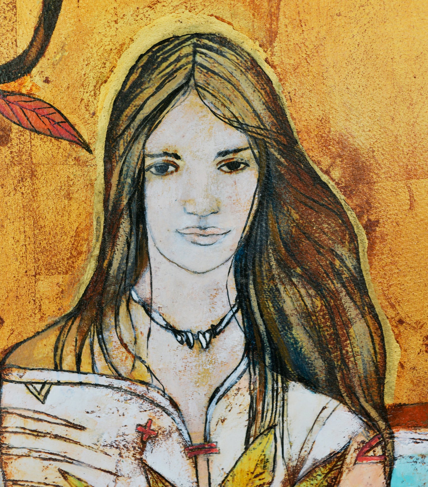 Original Painting by Rob Malcolm "Golden Memories" 57 cm x 77cm