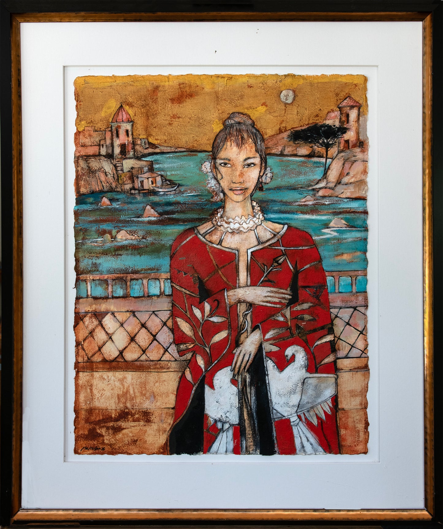 Original Painting by Rob Malcolm "Echoes of an Enchanted Land" 105 cm High x 88 cm wide