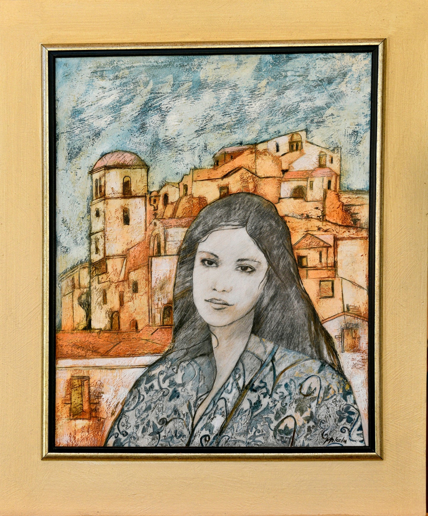 Original Painting by Rob Malcolm "Memories of the Past" 50cm x 60cm