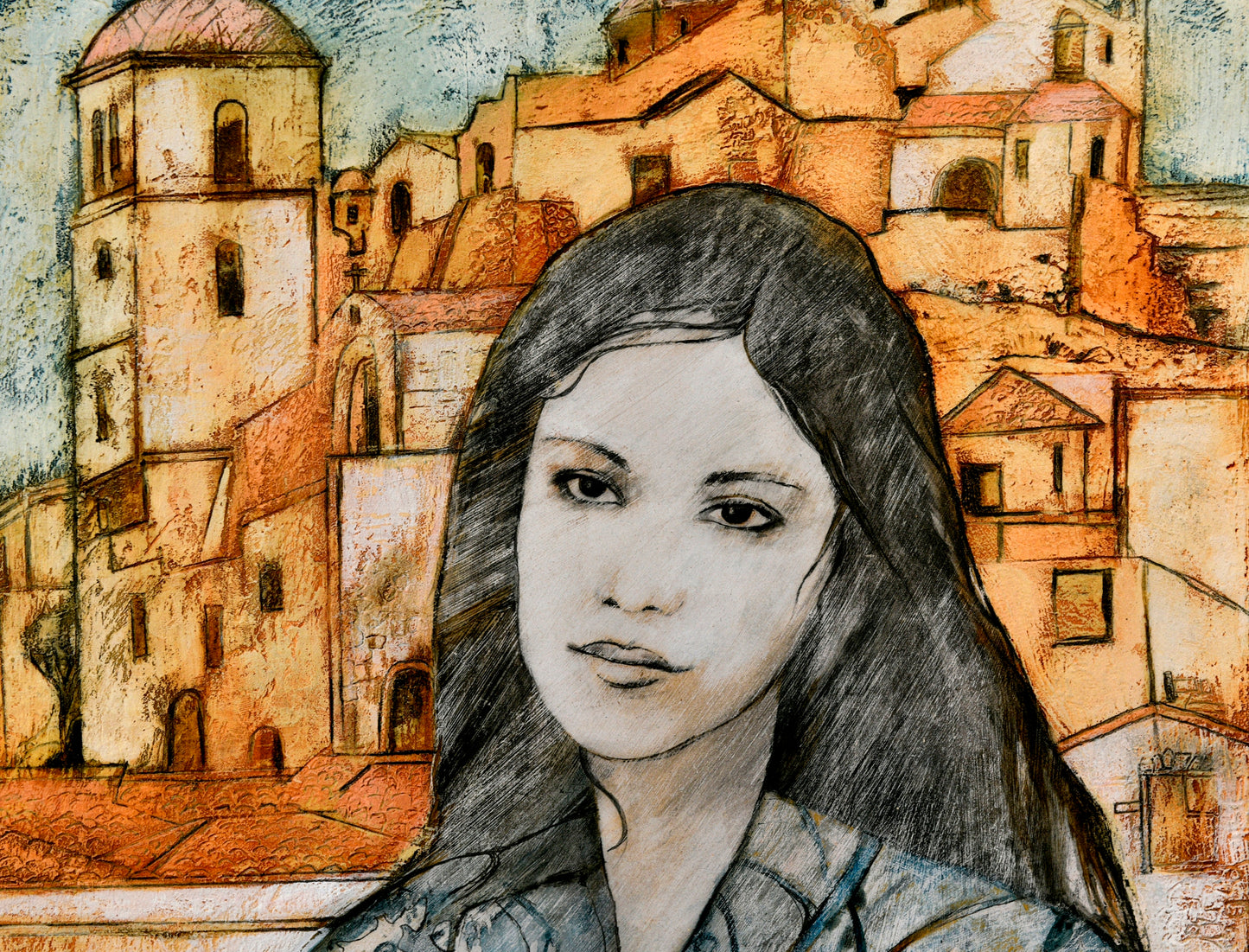 Original Painting by Rob Malcolm "Memories of the Past" 50cm x 60cm