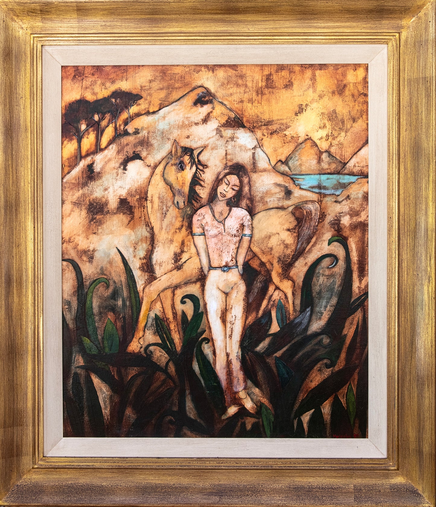 Original Painting by Rob Malcolm "Kindred Spirit "  88cm x 102 cm