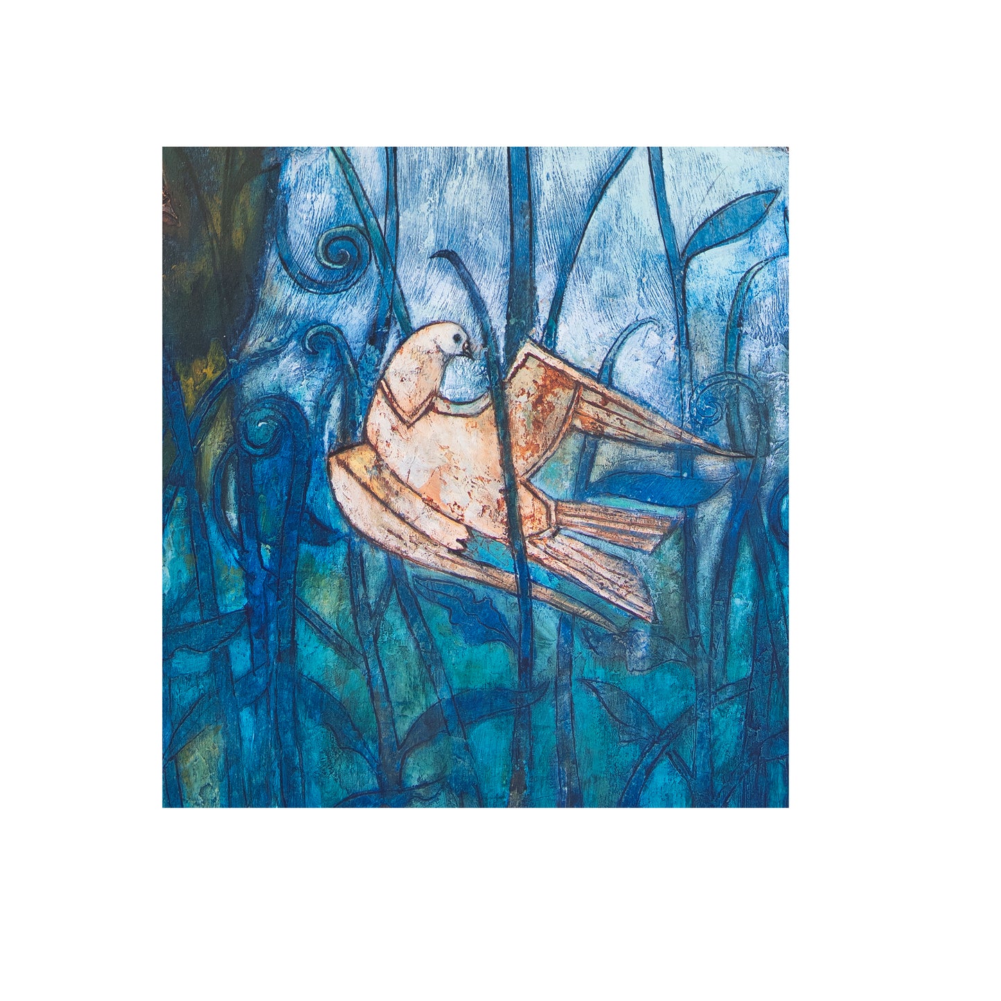 Original Painting by Rob Malcolm "Serenity in Nature" 63 cm x 114 cm