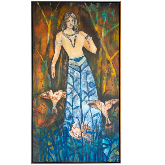 Original Painting by Rob Malcolm "Serenity in Nature" 63 cm x 114 cm