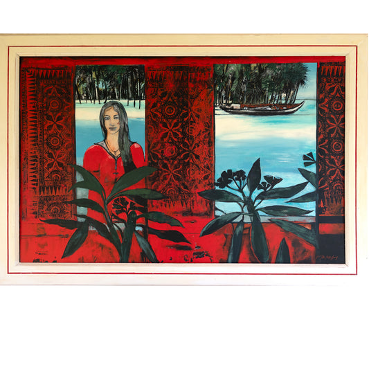 Original Painting by Rob Malcolm "Sumba Island Daydream"  127cm x 89 cm