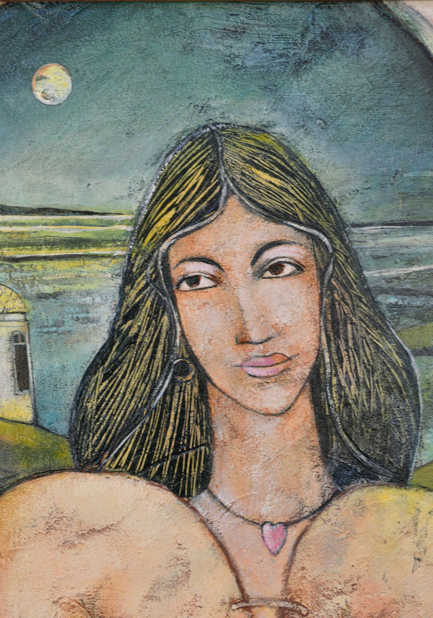 Original Painting by Rob Malcolm "By the Moonlight" 63cmx 93cm