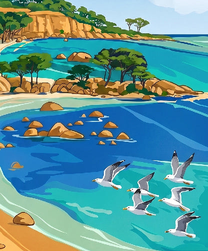 Print Bunker Bay West Australia