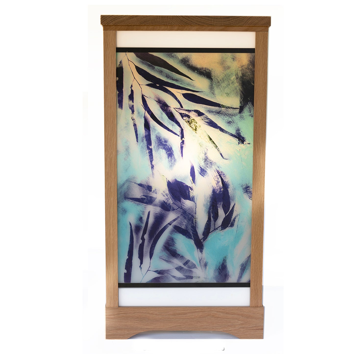 Hand Crafted Lamps By Rob Malcolm "Gum Leaf Light Box"